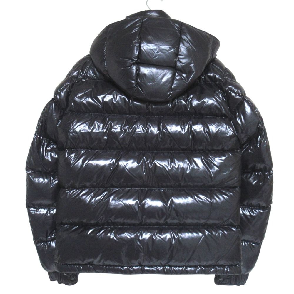 Moncler Maya Zip Up Hoodie Nylon Down Jacket 2 Black — view 2
