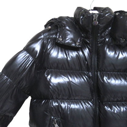 Moncler Maya Zip Up Hoodie Nylon Down Jacket 2 Black — view 3