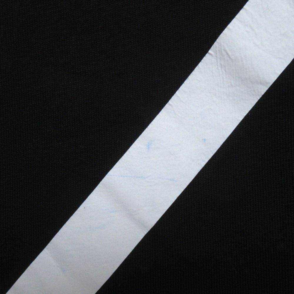 Moncler Maglia T-Shirt Front Logo Print Short Sleeve M Black White — view 4
