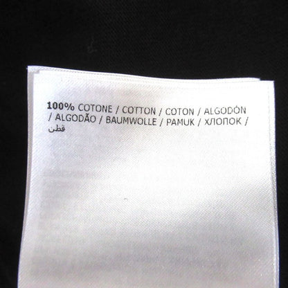 Moncler Maglia T-Shirt Front Logo Print Short Sleeve M Black White — view 7