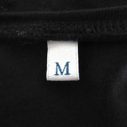 Moncler Maglia T-Shirt Front Logo Print Short Sleeve M Black White — view 5