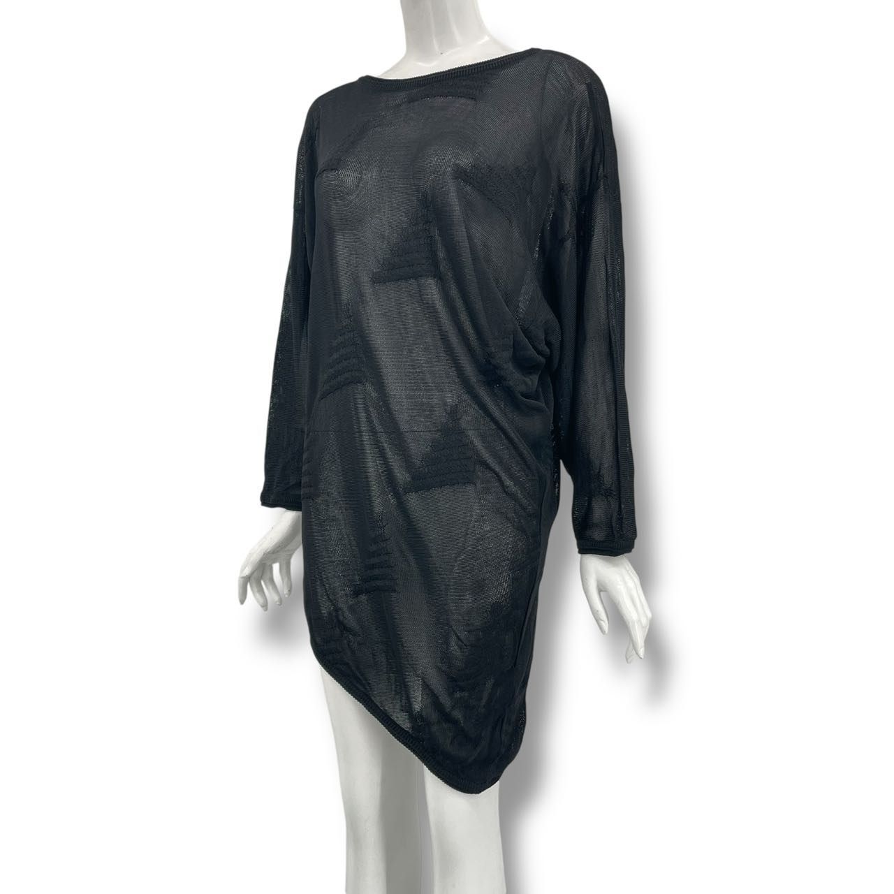 Versace Gianni Dress All Over Pattern Black