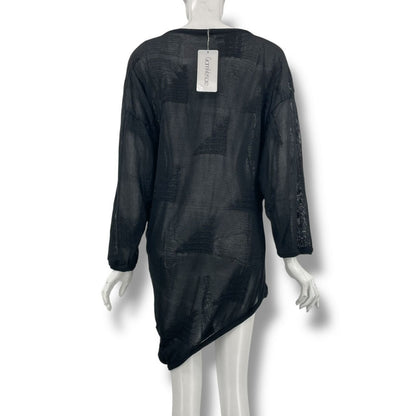 Versace Gianni Dress All Over Pattern Black — view 3