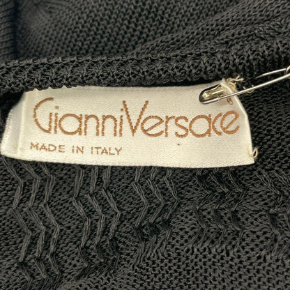 Versace Gianni Dress All Over Pattern Black — view 6