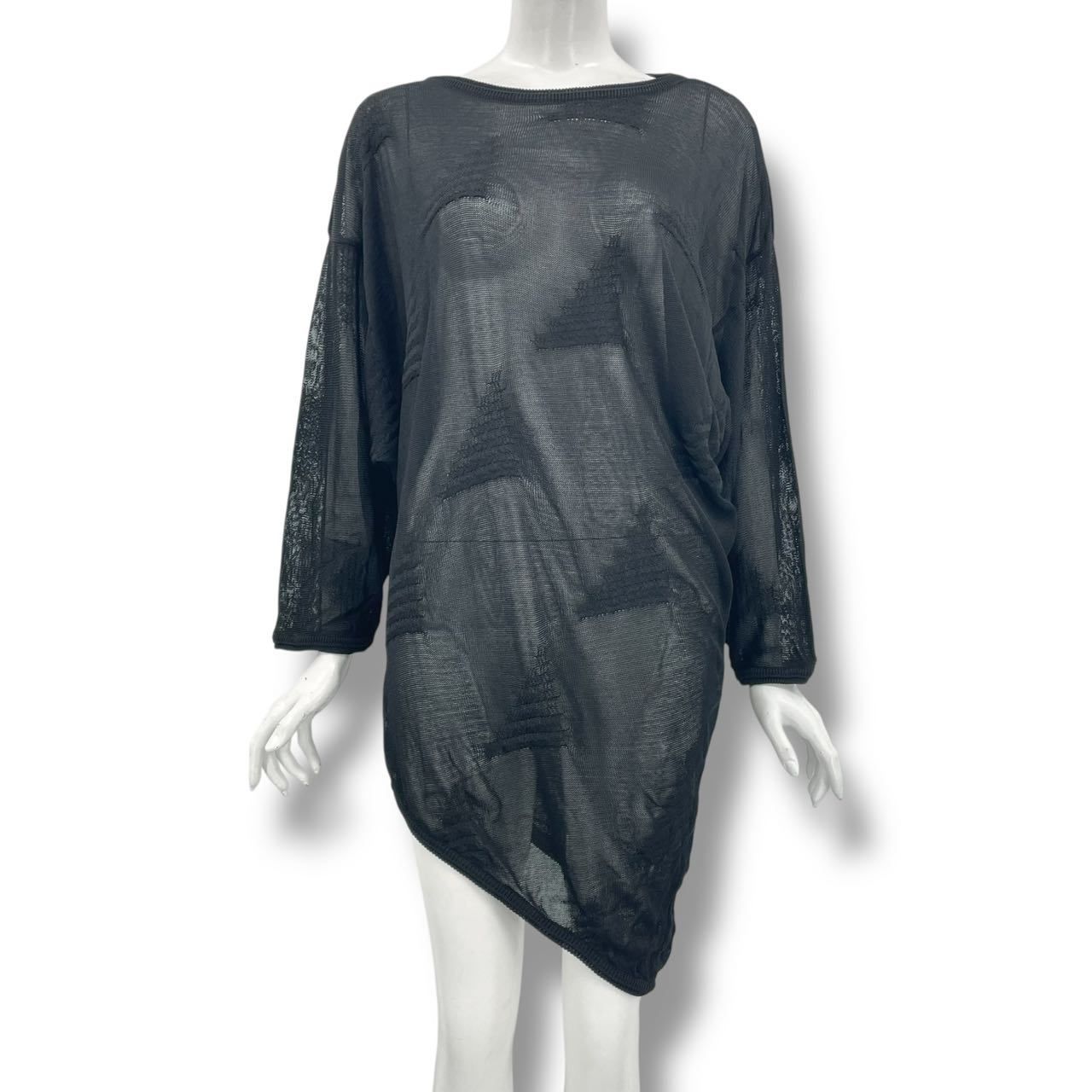 Versace Gianni Dress All Over Pattern Black — view 2