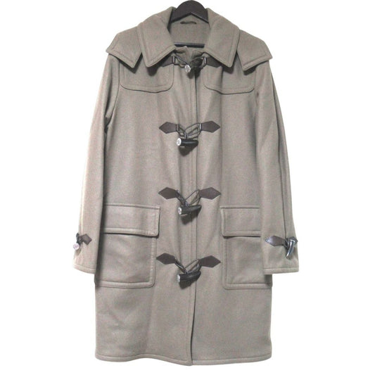 Hermes Series Toggle Button Hooded Duffle Coat 50 Gray