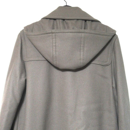 Hermes Series Toggle Button Hooded Duffle Coat 50 Gray — view 4