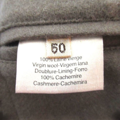 Hermes Series Toggle Button Hooded Duffle Coat 50 Gray — view 9