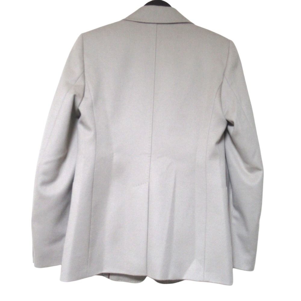 Max Mara Maxmara Studio Wool Jacket Skirt Suit Set 38 42 Gray — view 3
