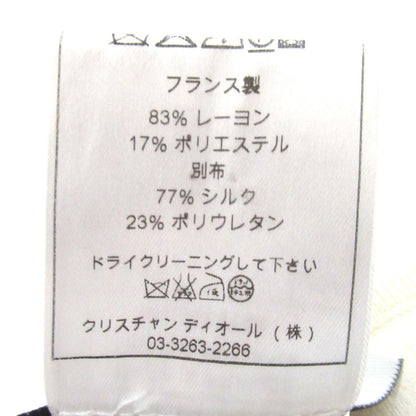 Dior Galiano Era Lace Chiffon Back Chien Knit Top Ivory Sweater — view 8