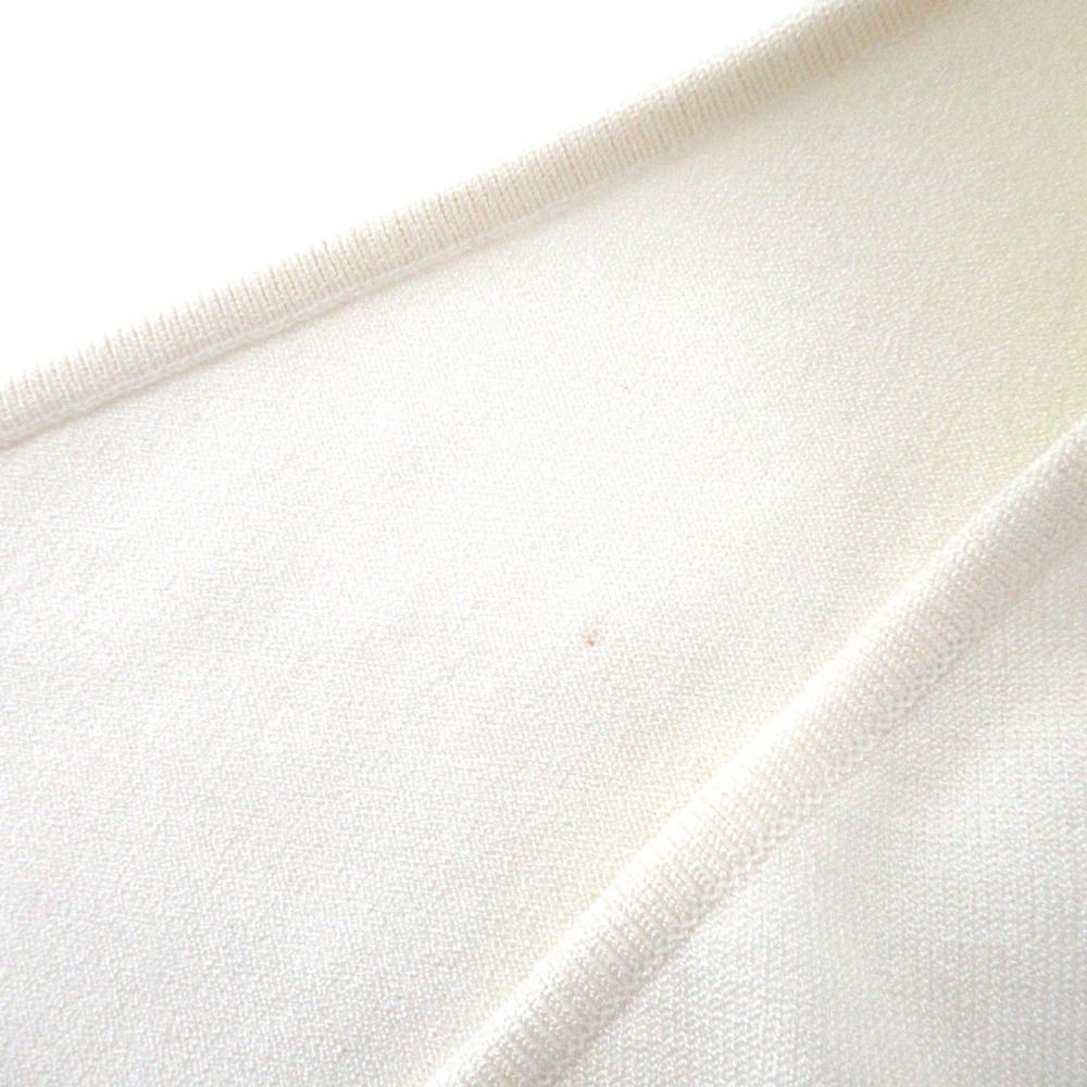 Dior Galiano Era Lace Chiffon Back Chien Knit Top Ivory Sweater — view 4