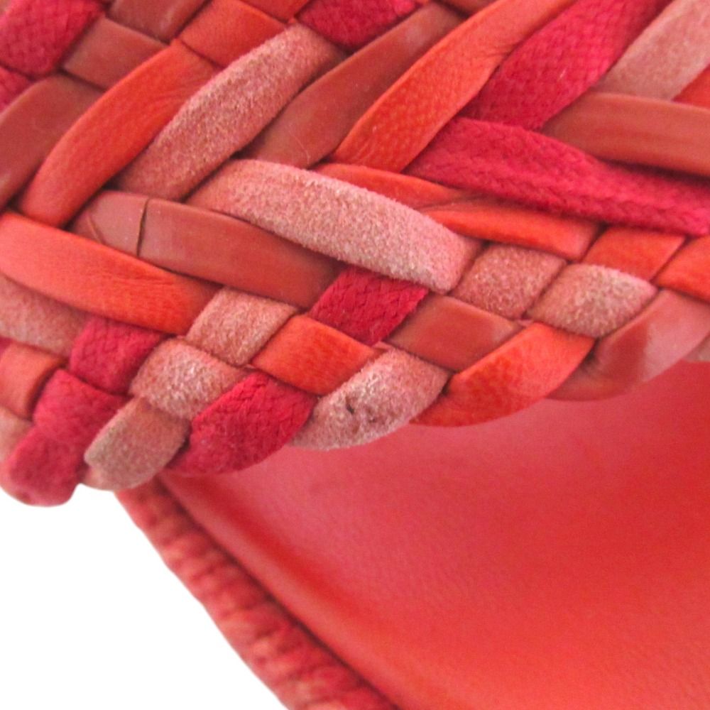 Hermes Braided Leather Ankle Strap Espadrille Sandals — view 9
