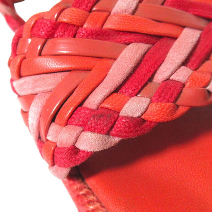 Hermes Braided Leather Ankle Strap Espadrille Sandals — view 8