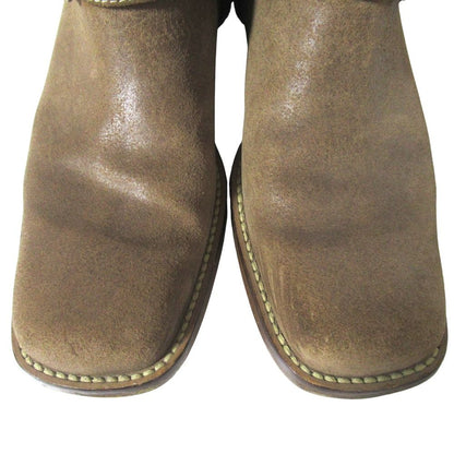 Bottega Veneta Suede Leather Long Boots 37 Brown Beige — view 5