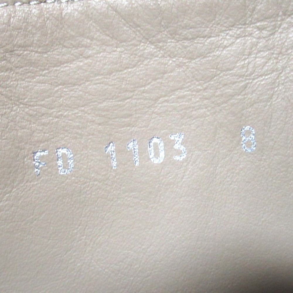 Louis Vuitton LV Logo Ring Leather Engineer Boots 8 Sand Beige