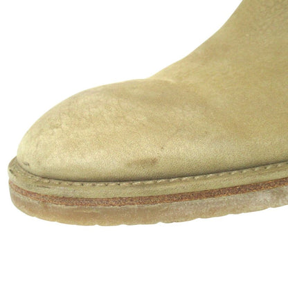 Louis Vuitton LV Logo Ring Leather Engineer Boots 8 Sand Beige — view 6