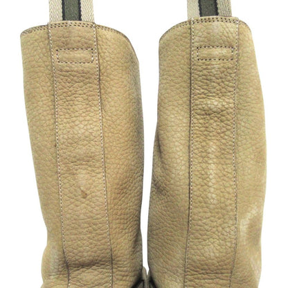 Louis Vuitton LV Logo Ring Leather Engineer Boots 8 Sand Beige — view 7