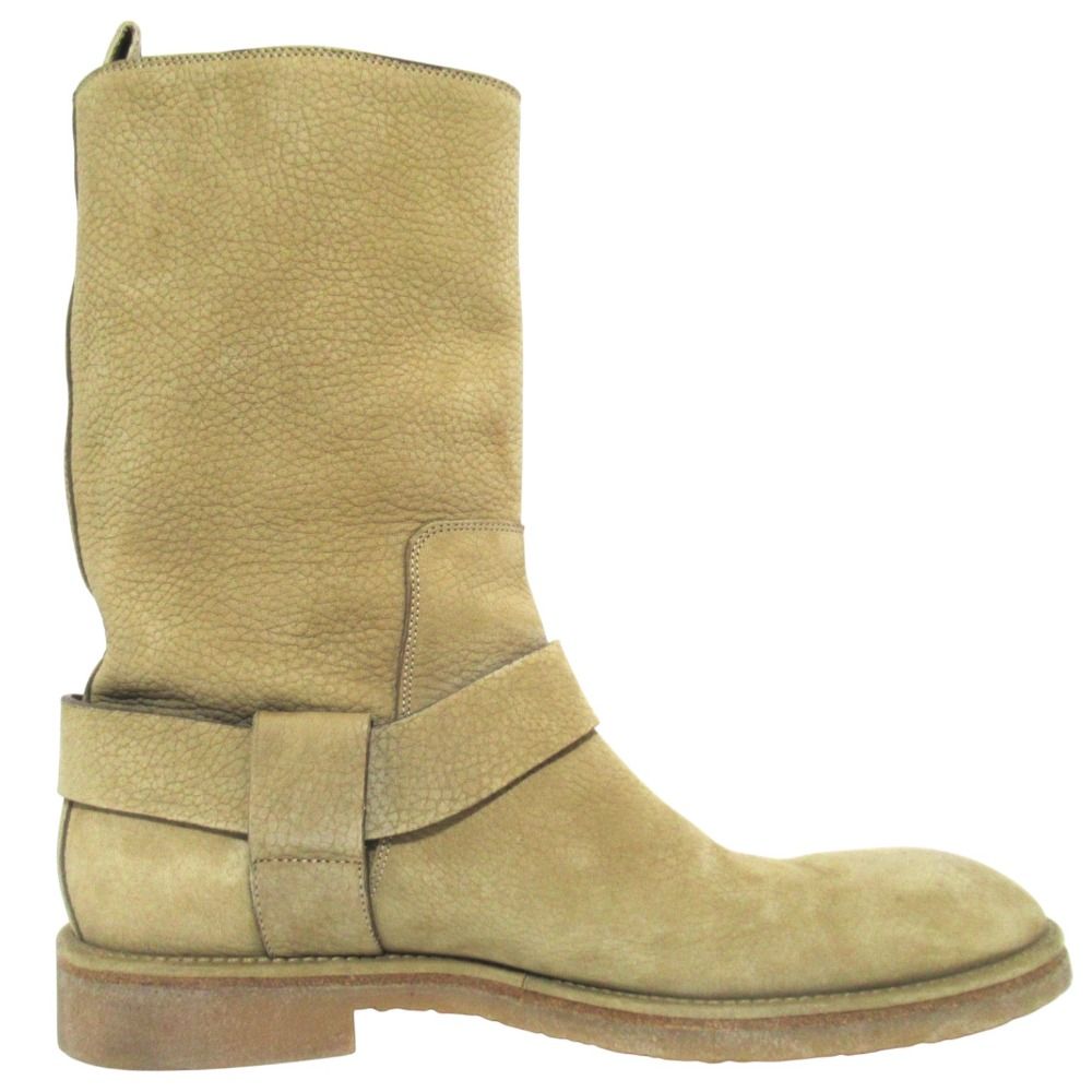 Louis Vuitton LV Logo Ring Leather Engineer Boots 8 Sand Beige — view 3