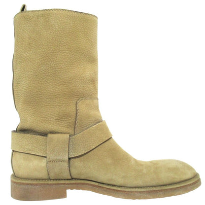 Louis Vuitton LV Logo Ring Leather Engineer Boots 8 Sand Beige — view 3
