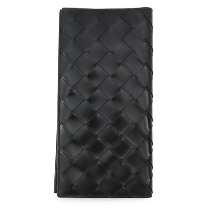 Bottega Veneta Wallet Intrecciato Leather Black — view 3