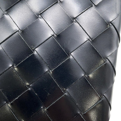 Bottega Veneta Wallet Intrecciato Leather Black — view 7