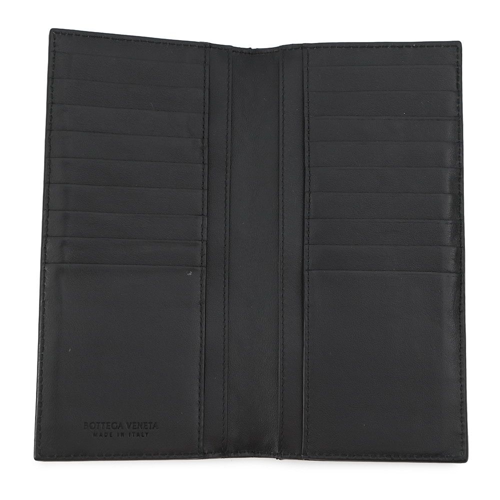 Bottega Veneta Wallet Intrecciato Leather Black — view 4