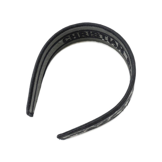 Dior Headband Leopard Logo Canvas