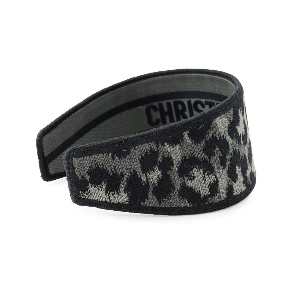 Dior Headband Leopard Logo Canvas — view 2