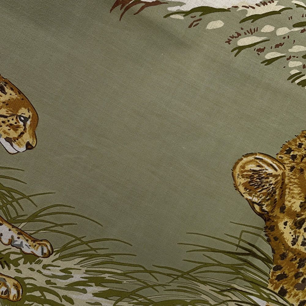 Hermes Scarf Carre 80 Cheetah Guepards Cotton — view 2