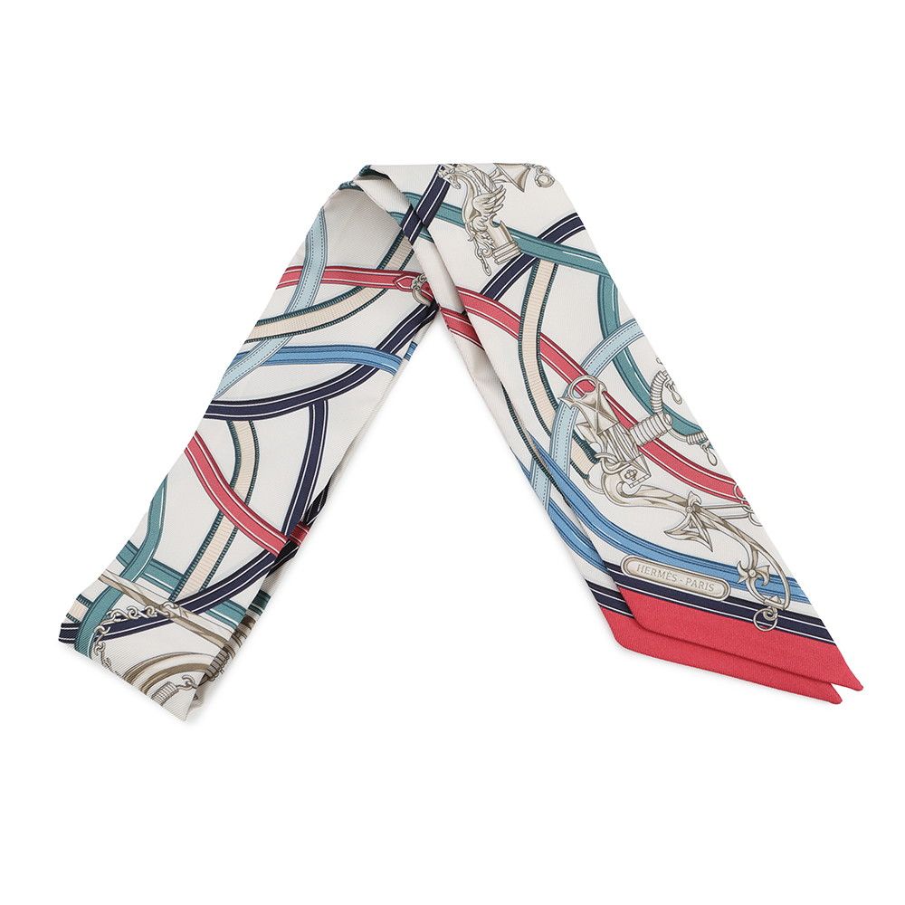 Hermes Scarf Twilly Legendary Harness Silk