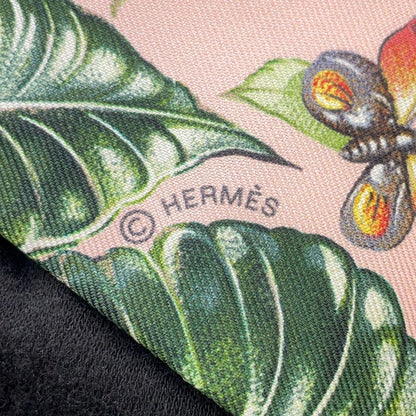 Hermes Scarf Twill Red Roadside Equateur Silk — view 5