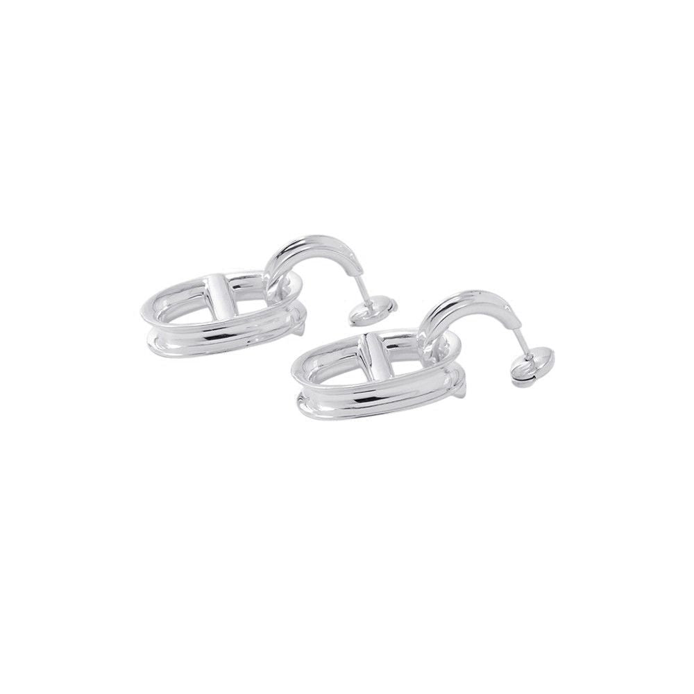 Hermes Earrings Chaine D'ancre Response — view 2
