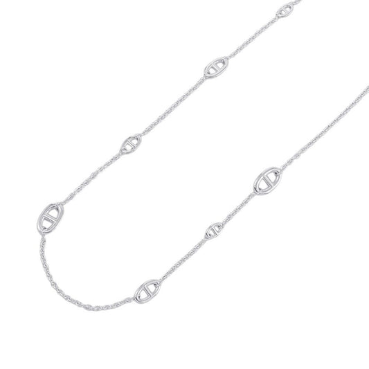 Hermes Necklace Chaine D'ancre Farandole 80