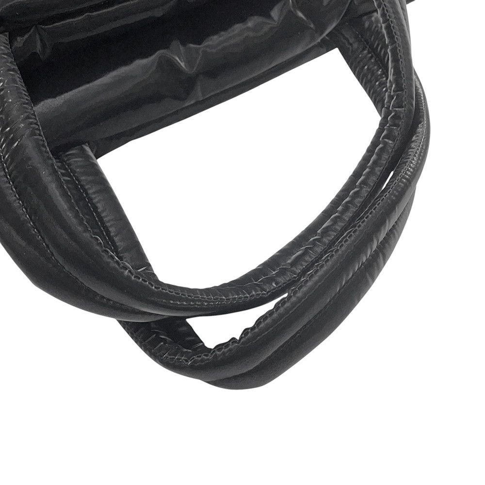Saint Laurent Paris Tote Logo Silk Tech Canvas Black — view 7