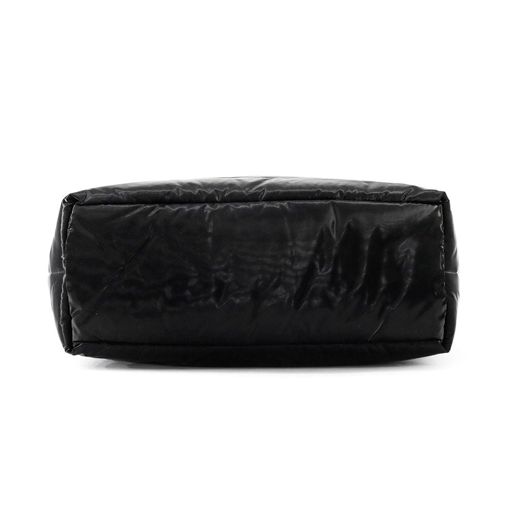 Saint Laurent Paris Tote Logo Silk Tech Canvas Black — view 3