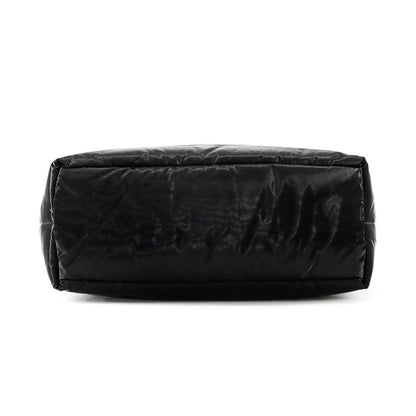 Saint Laurent Paris Tote Logo Silk Tech Canvas Black — view 3