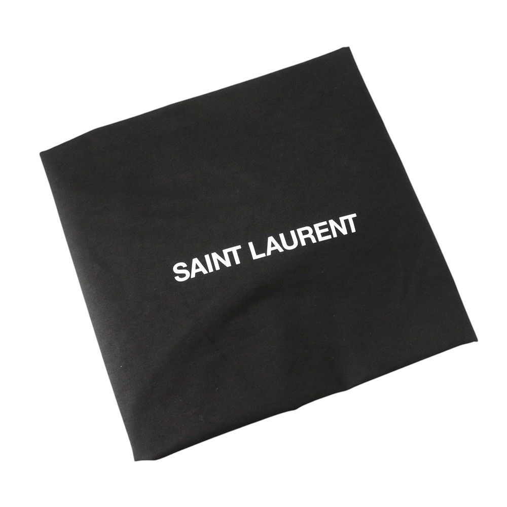 Saint Laurent Paris Tote Logo Silk Tech Canvas Black — view 9