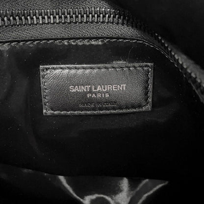 Saint Laurent Paris Tote Logo Silk Tech Canvas Black — view 8
