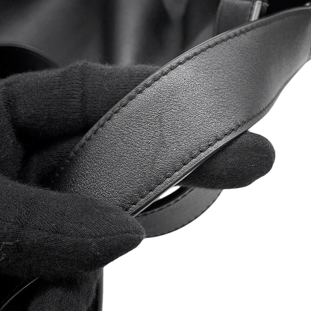 Saint Laurent Paris Tote Hobo Leather Black — view 9