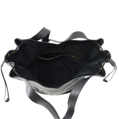 Saint Laurent Paris Tote Hobo Leather Black — view 5