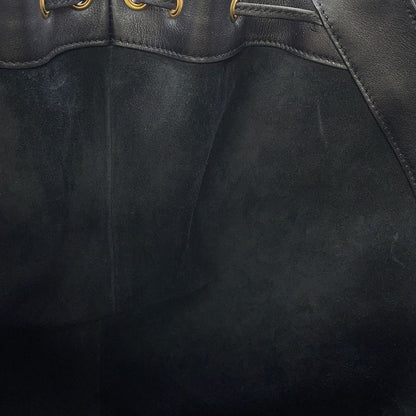 Saint Laurent Paris Tote Hobo Leather Black — view 8