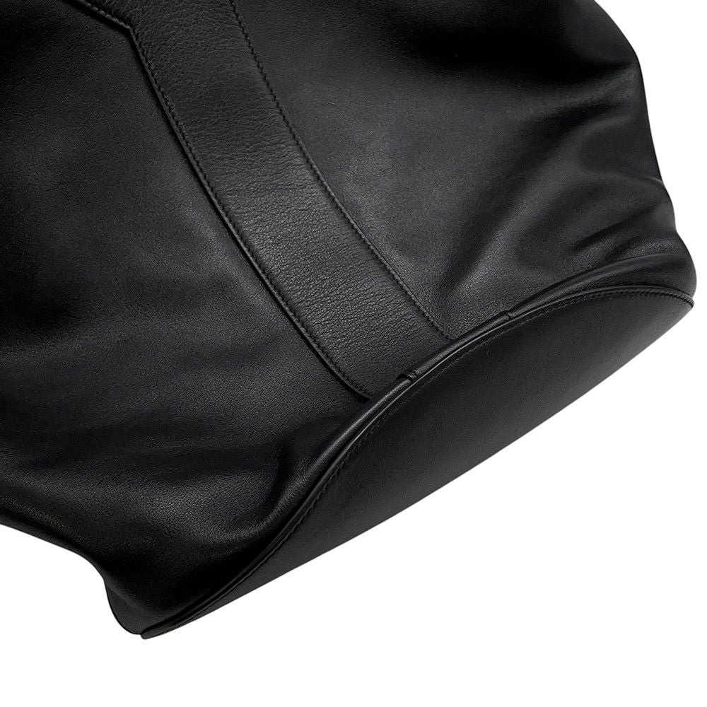 Saint Laurent Paris Tote Hobo Leather Black — view 7