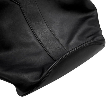 Saint Laurent Paris Tote Hobo Leather Black — view 7