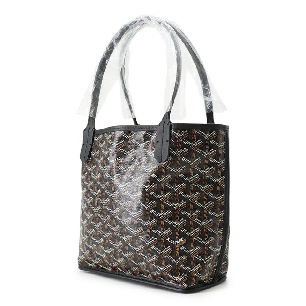 Goyard Tote Anjou Mini Reversible Black with Pouch — view 2
