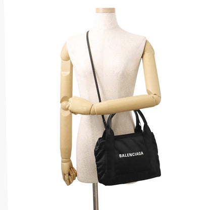 Balenciaga Handbag Navy Cabas XS Nylon 2-Way Black — view 5