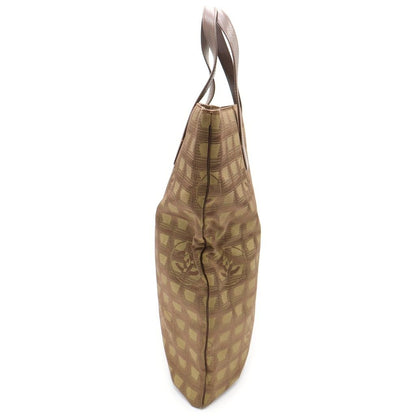 Chanel New Travel Line Tote Khaki Nylon Leather — view 3