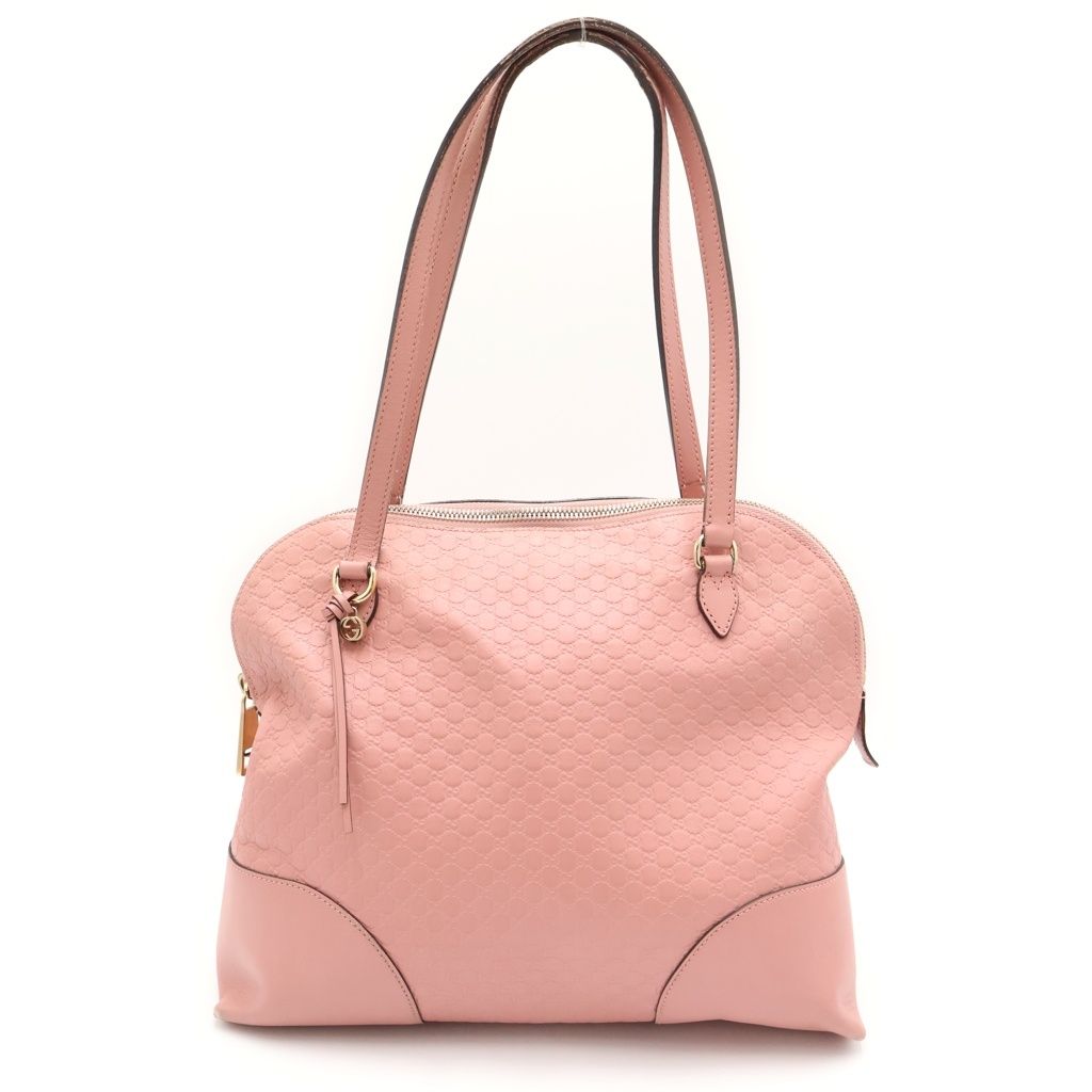Gucci GG Campus Handbag Pink Leather Gold