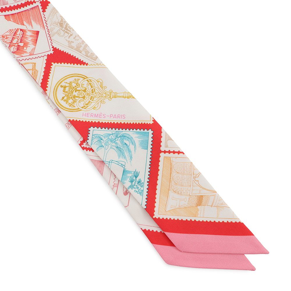 Hermes Scarf Twill Faubourg Lover Silk — view 4