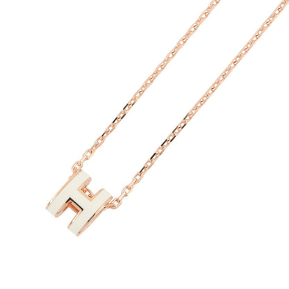 Hermes Necklace Mini Pop White Pink Gold — view 3
