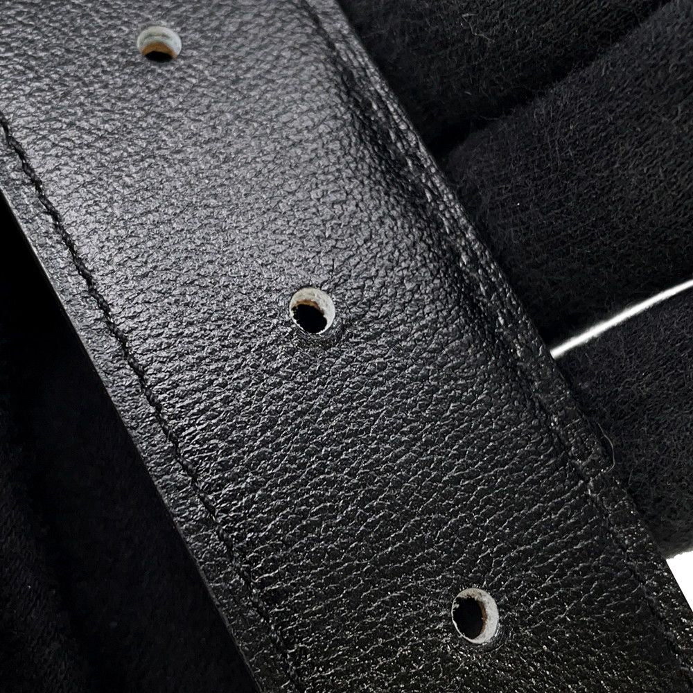Hermes Belt Constance Reversible 90 Black Gold Box Calf Togo — view 8